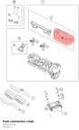 Diagram preview: Fuel connector cmpl. (63541013044)