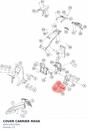 Diagram preview: COVER CARRIER MASK (A60114012000)