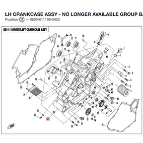 LH CRANKCASE ASSY - NO LONGER AVAILABLE product image