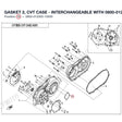GASKET 2, CVT CASE - INTERCHANGEABLE WITH 0800-012002 product image