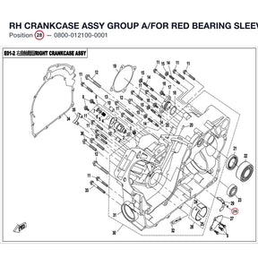 RH CRANKCASE ASSY product image