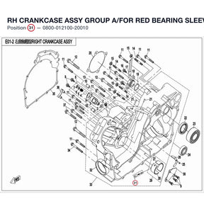 RH CRANKCASE ASSY product image