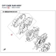 CVT CASE SUB ASSY product image