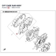 CVT CASE SUB ASSY product image