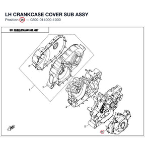 LH CRANKCASE COVER SUB ASSY product image