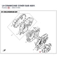 LH CRANKCASE COVER SUB ASSY. product image
