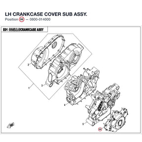 LH CRANKCASE COVER SUB ASSY. product image