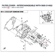 FILTER COVER - INTERCHANGEABLE WITH  0800-014002 product image