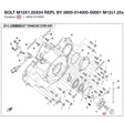 BOLT M12X1.25X54 REPL BY 0800-014005-00001 product image