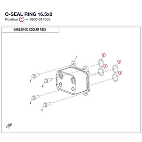 O-SEAL RING 16.5x2 product image