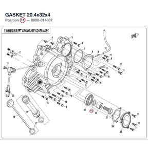 GASKET 20.4x32x4 product image