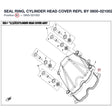 SEAL RING, CYLINDER HEAD COVER REPL BY 0800-021002-00001 product image