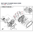 BOLT ASSY. CYLINDER HEAD COVER product image