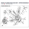 FRONT CYLINDER HEAD SUB ASSY - INTERCHANGEABLE WITH  0800-022000 product image