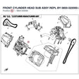 FRONT CYLINDER HEAD SUB ASSY REPL BY 0800-022000-30000 product image