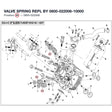 VALVE SPRING REPL BY 0800-022006-10000 product image