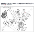 WASHER 5.3x11x1.5 - REPL BY 0800-022011-00001 product image