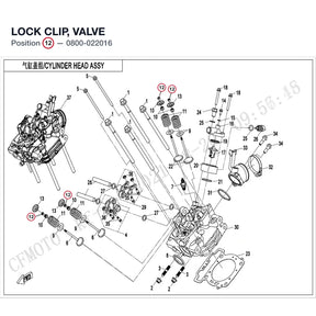 LOCK CLIP, VALVE product image