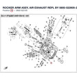 ROCKER ARM ASSY, AIR EXHAUST REPL BY 0800-022600-20000 product image