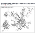HOUSING, CHAIN TENSIONER - WHEN STOCK IS 0 THIS ITEM IS NO LONGER AVAILABLE product image