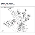 SWING ARM, INTAKE product image