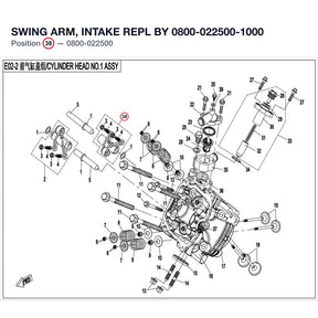 SWING ARM, INTAKE REPL BY 0800-022500-1000 product image