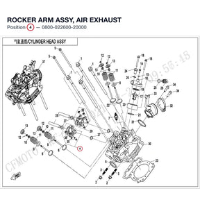 ROCKER ARM ASSY, AIR EXHAUST product image