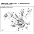 SWING ARM, EXHAUST REPL BY 0800-022600-1000 product image