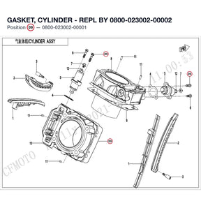 GASKET, CYLINDER product image