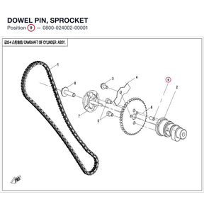 DOWEL PIN, SPROCKET product image