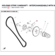 HOLDING STRIP, CAMSHAFT - INTERCHANGEABLE WITH  0800-024004 product image