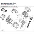 AIR INLET PIPE SUB ASSY product image