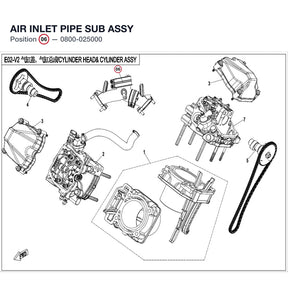 AIR INLET PIPE SUB ASSY product image