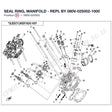 SEAL RING, MANIFOLD -  REPL BY 080V-025002-1000 product image