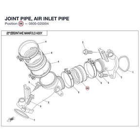 JOINT PIPE, AIR INLET PIPE product image