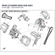 REAR CYLINDER HEAD SUB ASSY product image