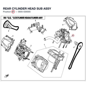 REAR CYLINDER HEAD SUB ASSY product image