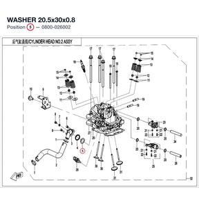 WASHER 20.5x30x0.8 product image