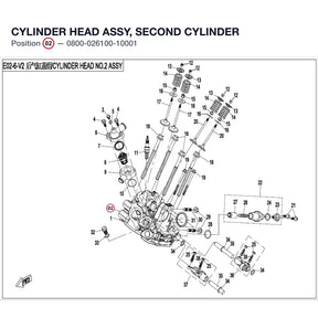 CYLINDER HEAD ASSY, SECOND CYLINDER product image