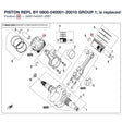 PISTON REPL BY 0800-040001-20010 product image