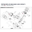 PISTON REPL BY 0800-040001-20012 product image