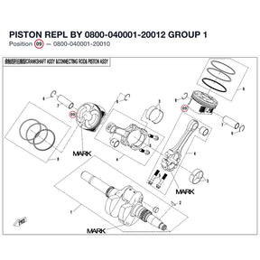 PISTON REPL BY 0800-040001-20012 product image