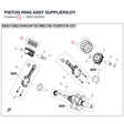 PISTON RING ASSY product image