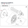 FIXED PULLEY, DRIVEN product image