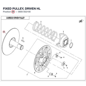FIXED PULLEY, DRIVEN product image