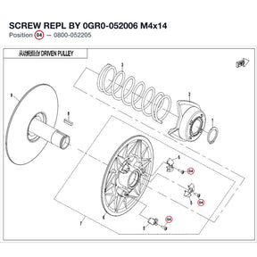 SCREW REPL BY 0GR0-052006 product image