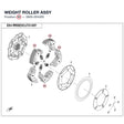 WEIGHT ROLLER ASSY product image