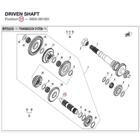 DRIVEN SHAFT product image