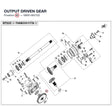 OUTPUT DRIVEN GEAR product image
