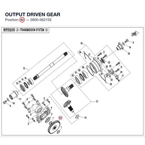 OUTPUT DRIVEN GEAR product image